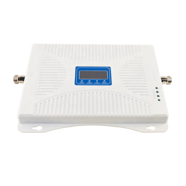 Quad band signal repeater 900 1800 2100 2600 mhz 2g 3g 4g four band mobile cellular cellphone network signal booster